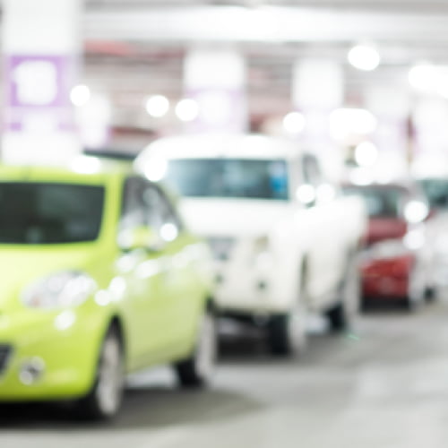 Cars parked in the Car Park